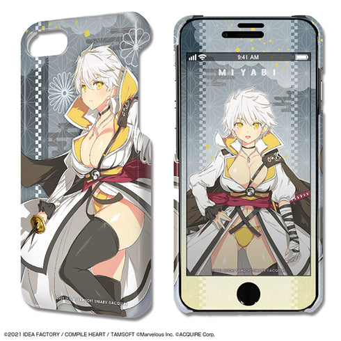 『閃乱忍忍忍者大戦ネプテューヌ -少女達の響艶-』デザジャケット iPhone SE(第2世代)/8/7/6/6sケース&保護シート デザイン08(雅緋)